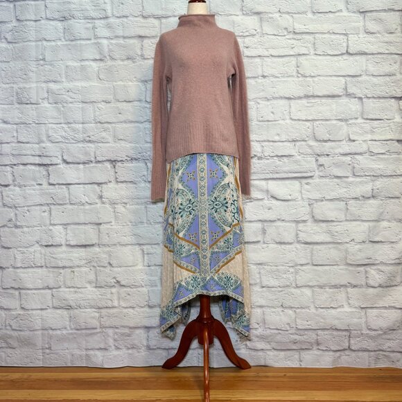 Free People Paisley Handkerchief Skirt - Picture 5 of 9